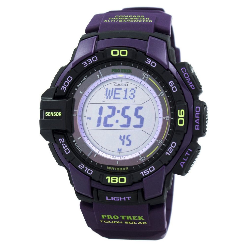 Casio PRG-270 Pro Trek reloj deportivo digital multifunción con sensor  triple para hombre
