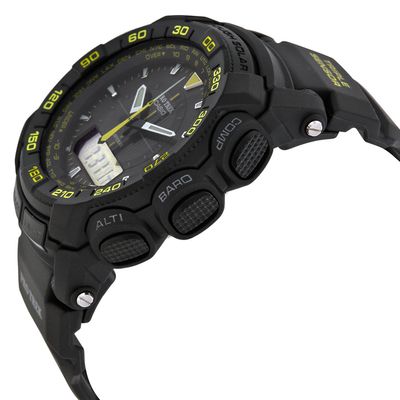 Reloj Casio Protrek PRG-550-2dr para hombre, correa de color negro, color  de bisel negro, color de fondo negro
