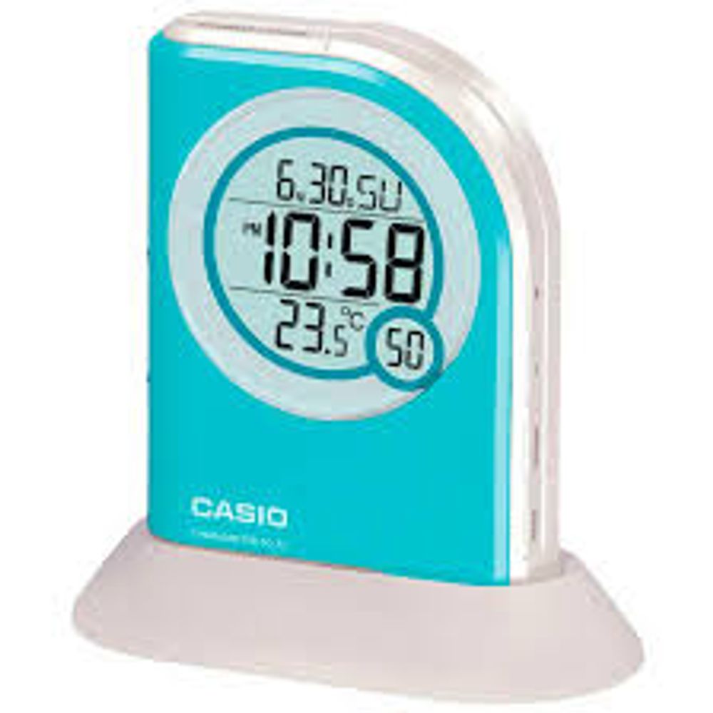 Fisura – Reloj despertador digital azul LED. Reloj indicador de